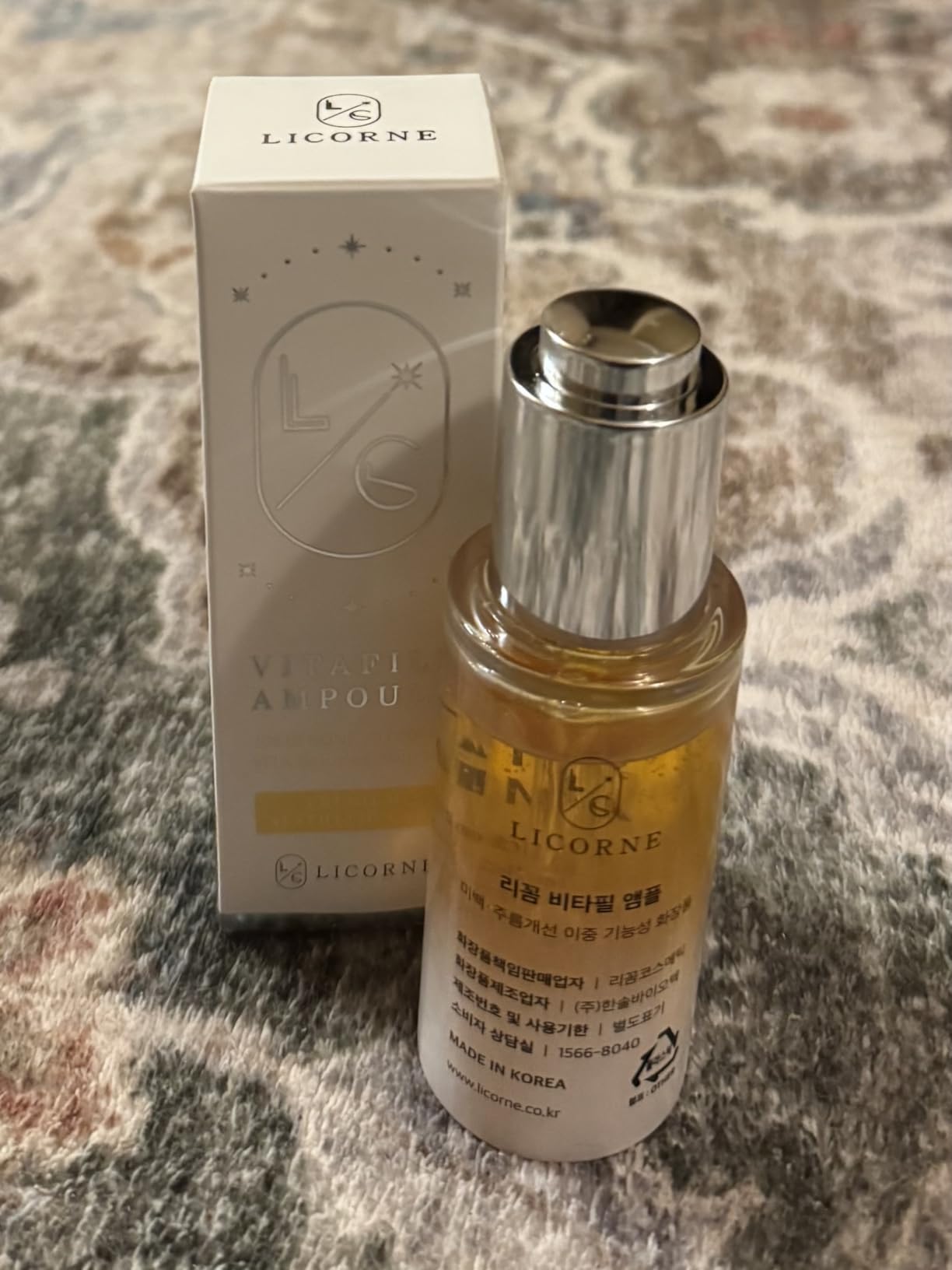 Licorne Vitafill Ampoule – Exosome Ampoule Serum with Niacinamide, Korean Face Serum, Hydrating Lightweight Ampoule for Smooth, Radiant-Looking Skin, K-Beauty Skincare