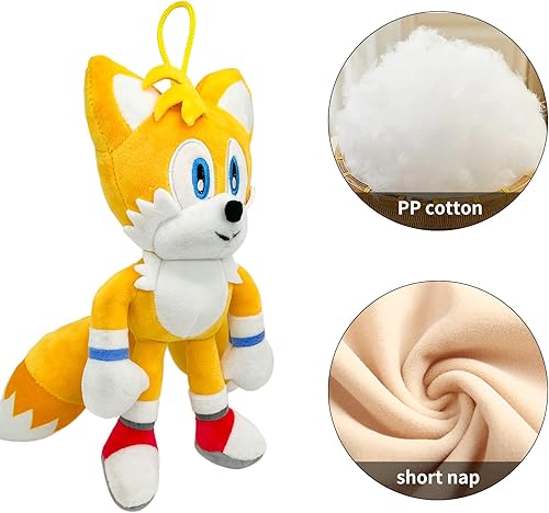 Miniatura 6 de Sonic Plush Sonic The 2 The Movie - Peluche de 12 pulgadas Sonic 2 juguetes figura de animales colección de almohadas de peluche Sonic Tales Knuckles