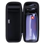 LTGEM Case Compatible with JBL Pulse 4&sol;3 Waterproof Portable Speaker&comma; Black