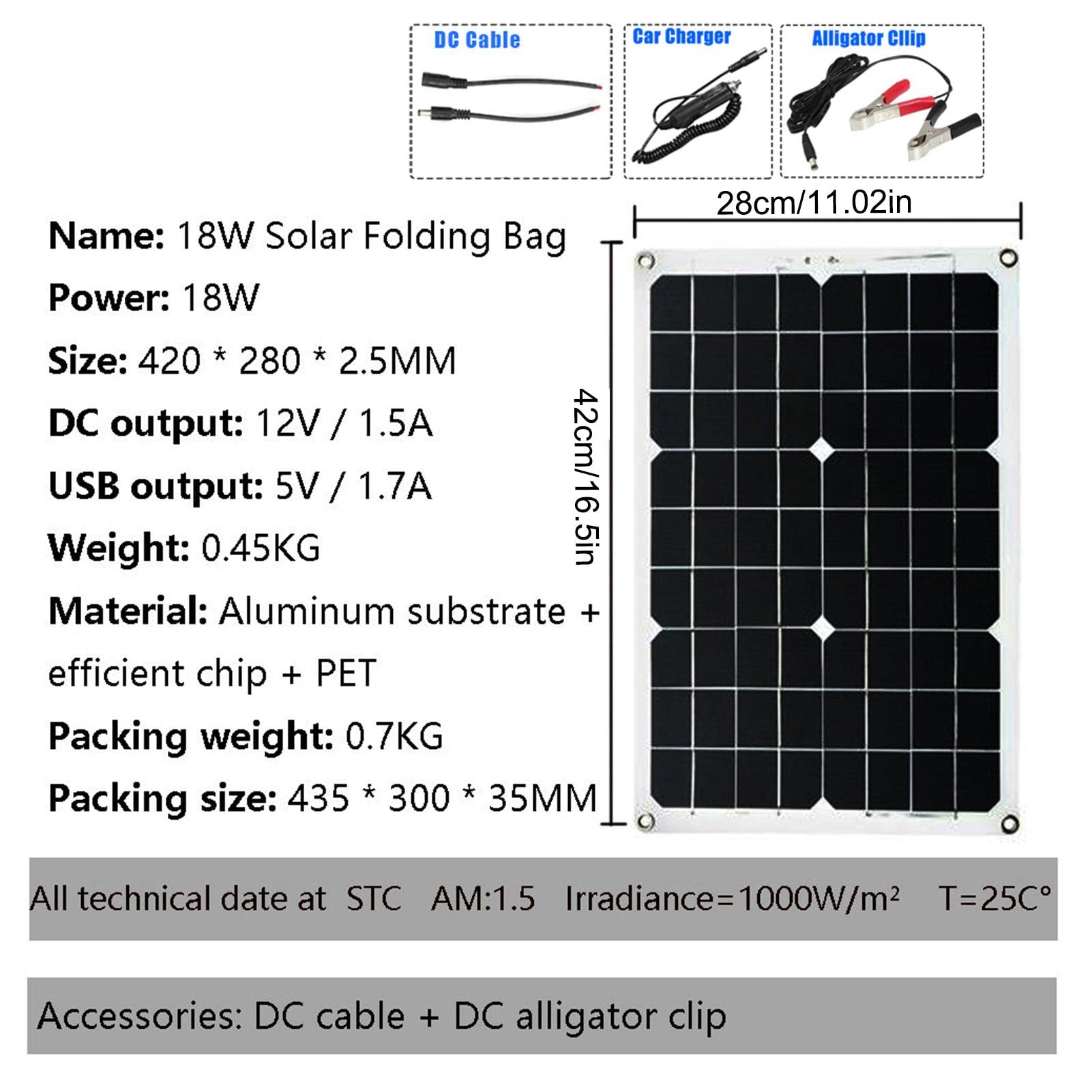 Keptfeet Kit Solare Flessibile | Regolatore di Carica 30A Pannello Solare | monocristallino - Connettore Solar Invert per casa, capannone, Fattoria, Camper, Barche