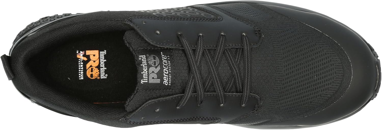 Timberland PRO Men's Reaxion Composite Safety Toe Industrial Athletic Work Shoe, Black/Grey-2024 New, 10.5 M US - Image 5