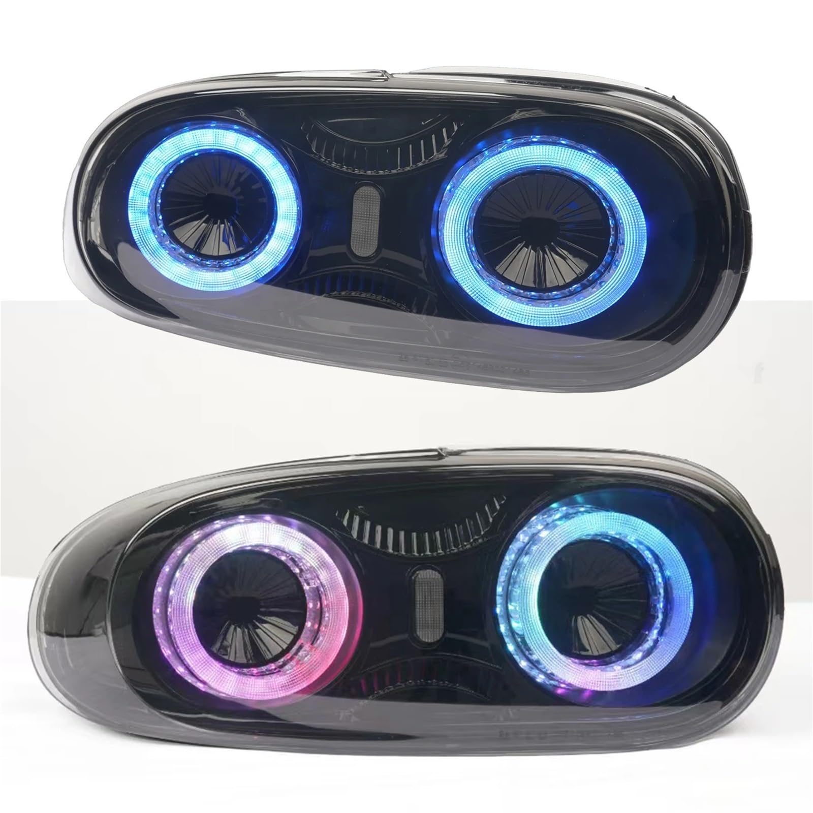 Lampa tylna zespolona Pasuje do Mazda MX-5 MX5 NC2 NC3 2008-2015 Światła tylne Lampa przeciwmgielna tylna Światła hamowania + cofania Sekwencyjne(2pcs RGB black light)