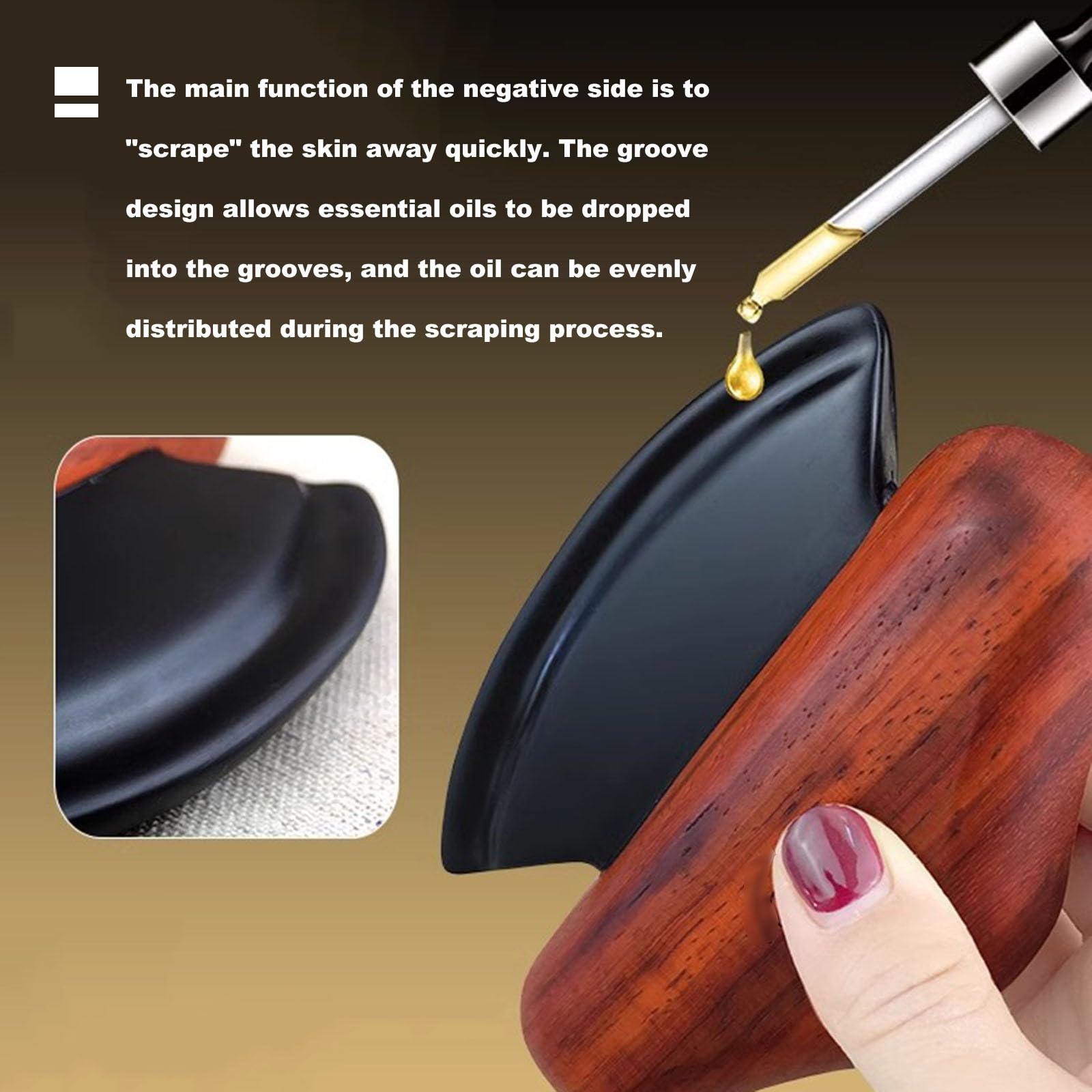 NICHOY Piedras Calientes para Masaje, masajeador Corporal eléctrico con Control de Temperatura, para masajes en casa, Tratamiento de relajación, Alivio del Dolor(A)