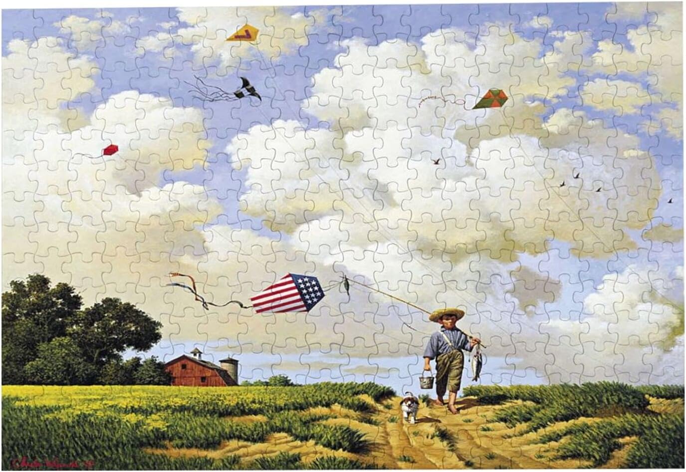 Buy Charles Wysocki Another Hard Day At The Office 300 Piece Puzzles For Adults Jigsaw Puzzles For Adults Kids Puzzle Game Toys Online In Indonesia B09dplk674