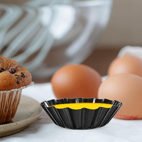 Miniatura 6 de 12 piezas de plantillas para tartas Ensaymada, moldes para tarta de huevo filipino, moldes para tarta de huevo, moldes para reposteria, conchas de