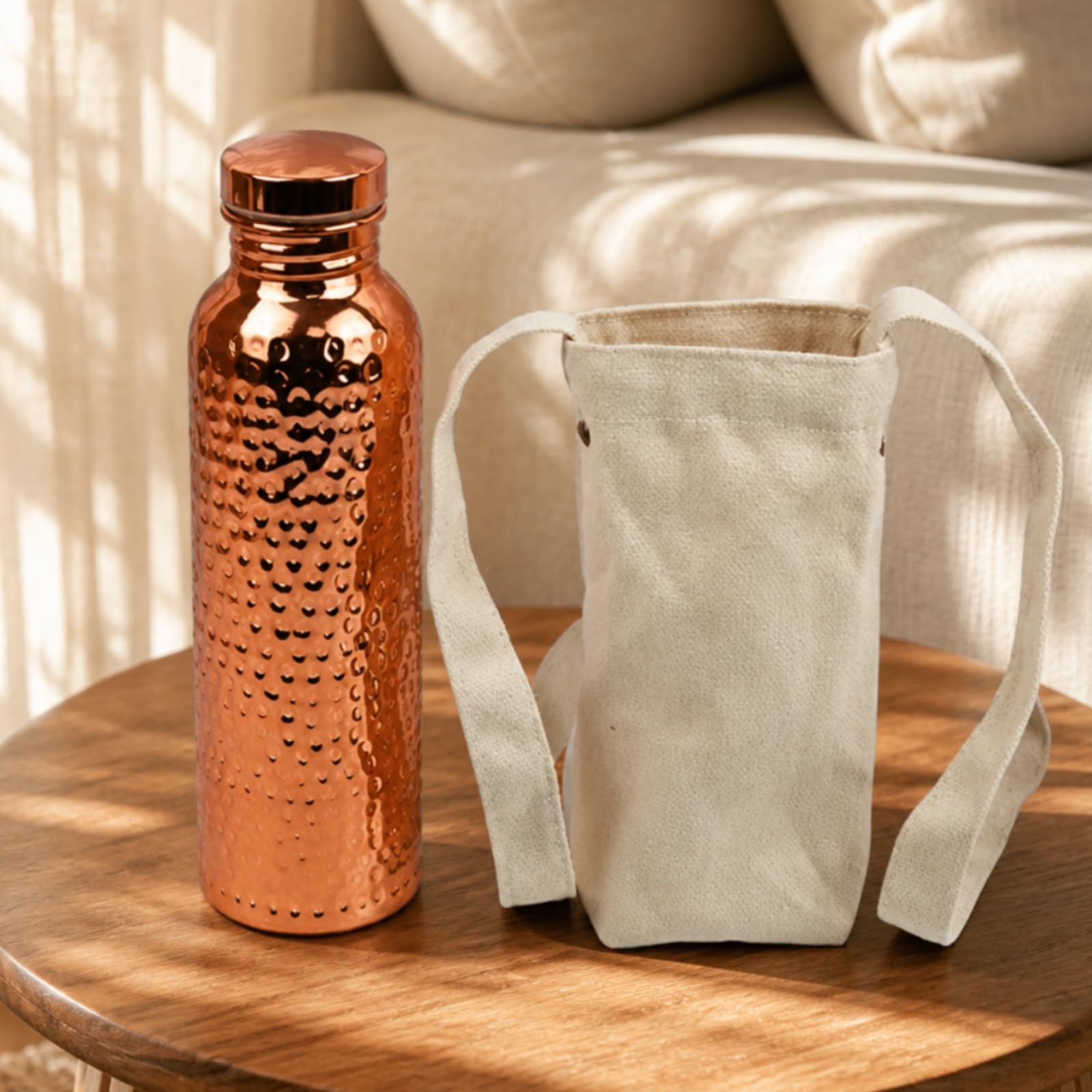 predolo Botella Acero Inoxidable Sellado |, Botella Agua con Funda, Resistente, para Viajes, Oficina