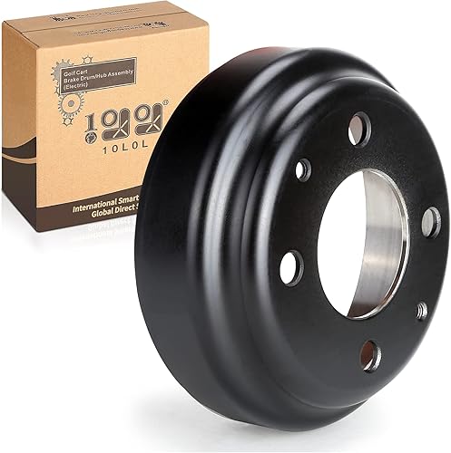 10L0L Conjunto de tambor de frenocubo de freno para Yamaha G1 G2 G8 G9 G11 G14 G16 G19 G22 G29 1978-Up Gas o carrito de golf eléctrico OEM #