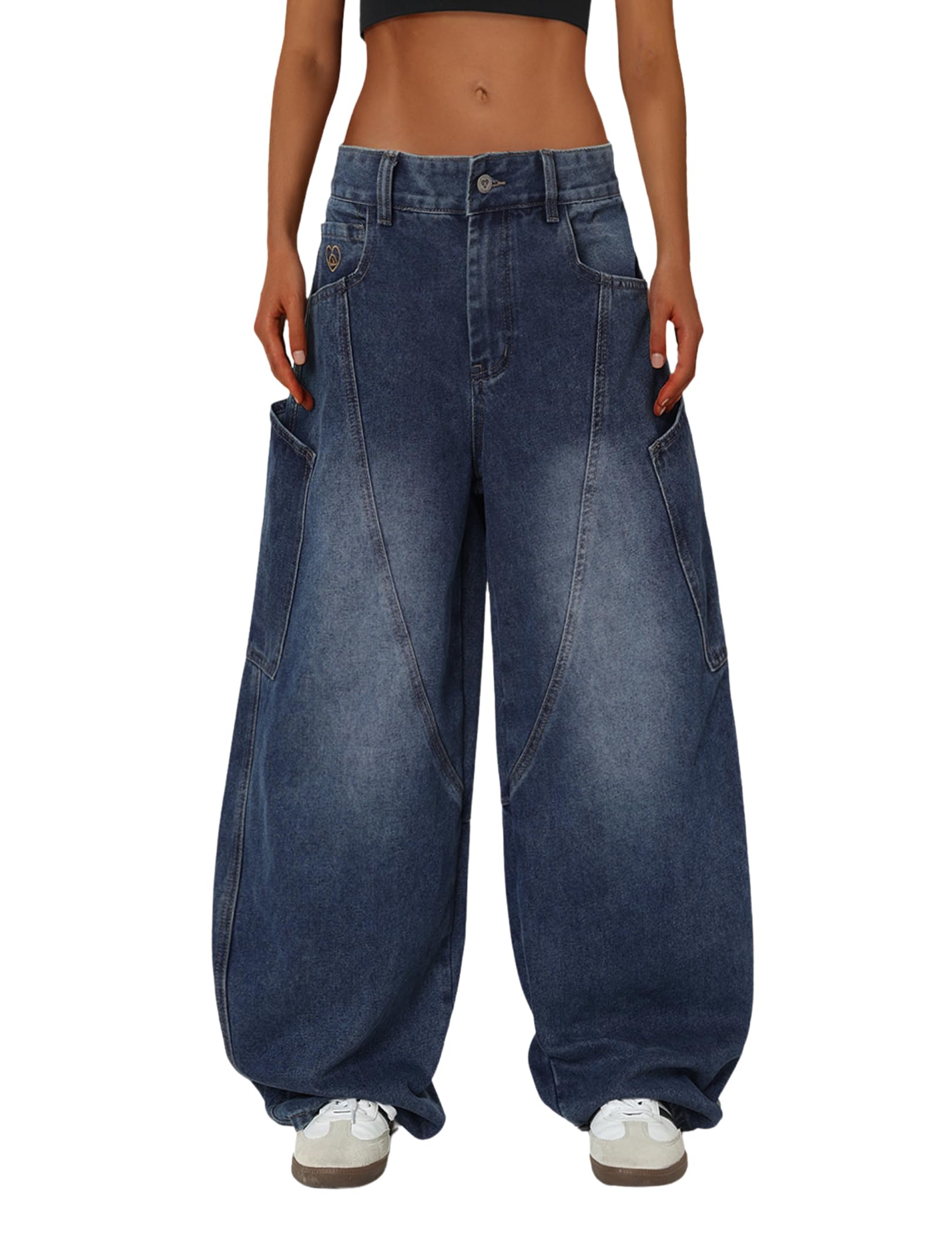 Aelfric Eden◆マルチ ビッグ ポケット ルーズ ジーンズ 71b7WQdGNGL.jpg