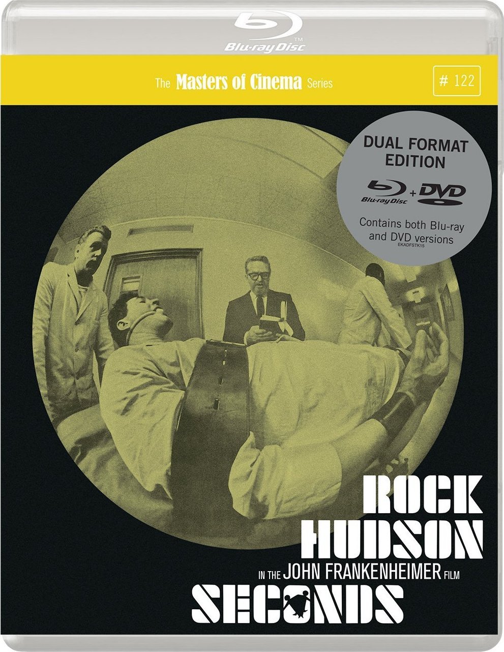 Seconds - Masters of Cinema (Uncut) [Blu-ray + DVD] (1966) | Imported from UK | Region B Locked | Eureka Entertainment | 107 min | Sci-Fi Thriller | Director: John Frankenheimer | Starring: Rock Hudson, Frank Campanella, John Randolph