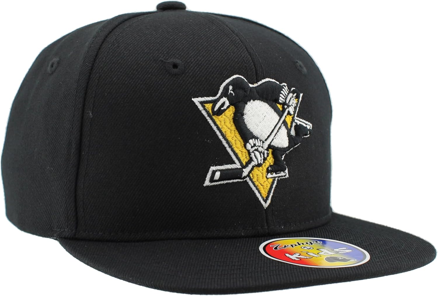 ZHATS NHL Unisex Kids NHL Officially Licensed Youth Adjustable Snapback Hat Flat Bill Z11 Icon Team Color