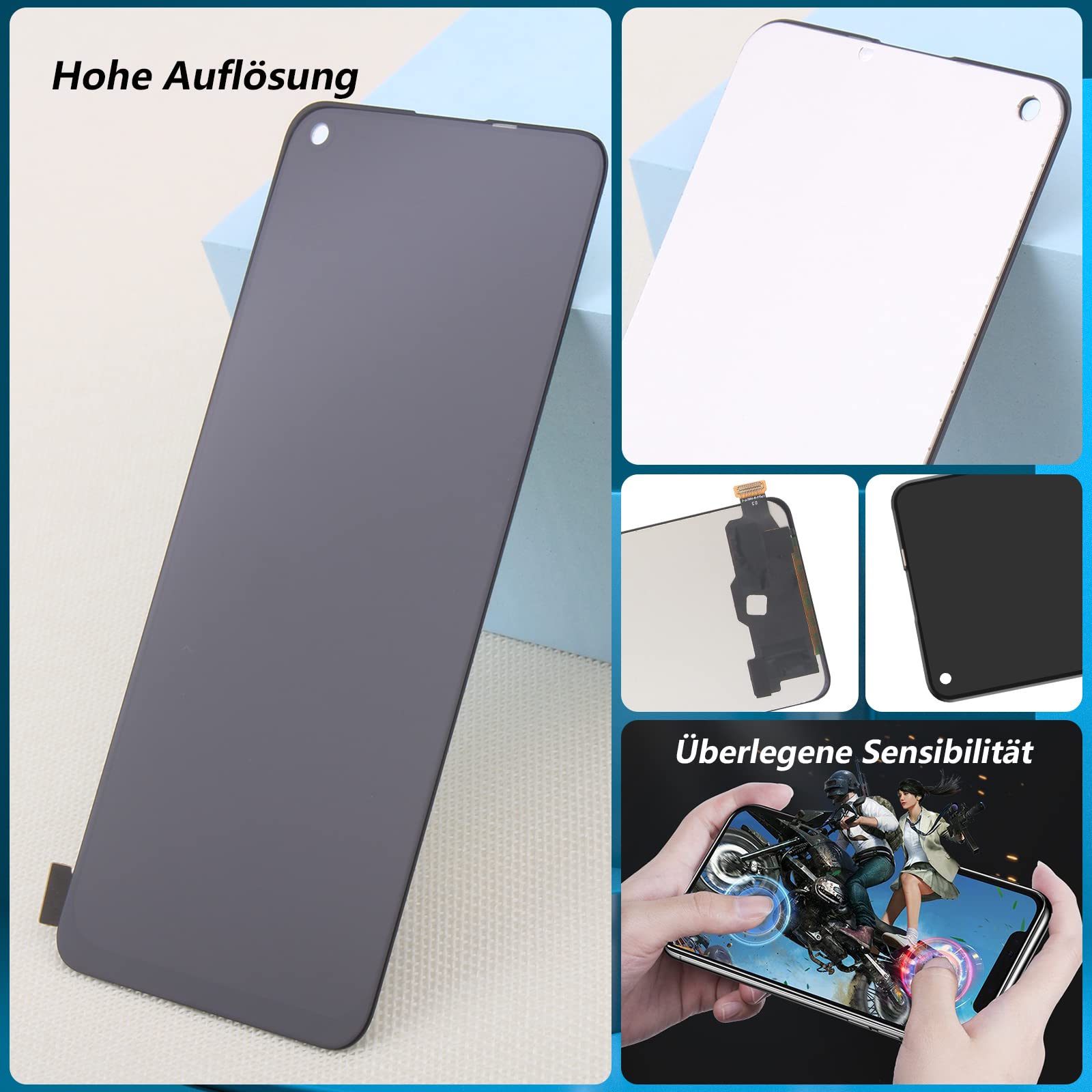 Écran LCD Complet Avec Cadre Pour OPPO A94 5G / Reno 5Z - Neuf, Pièce De Rechange