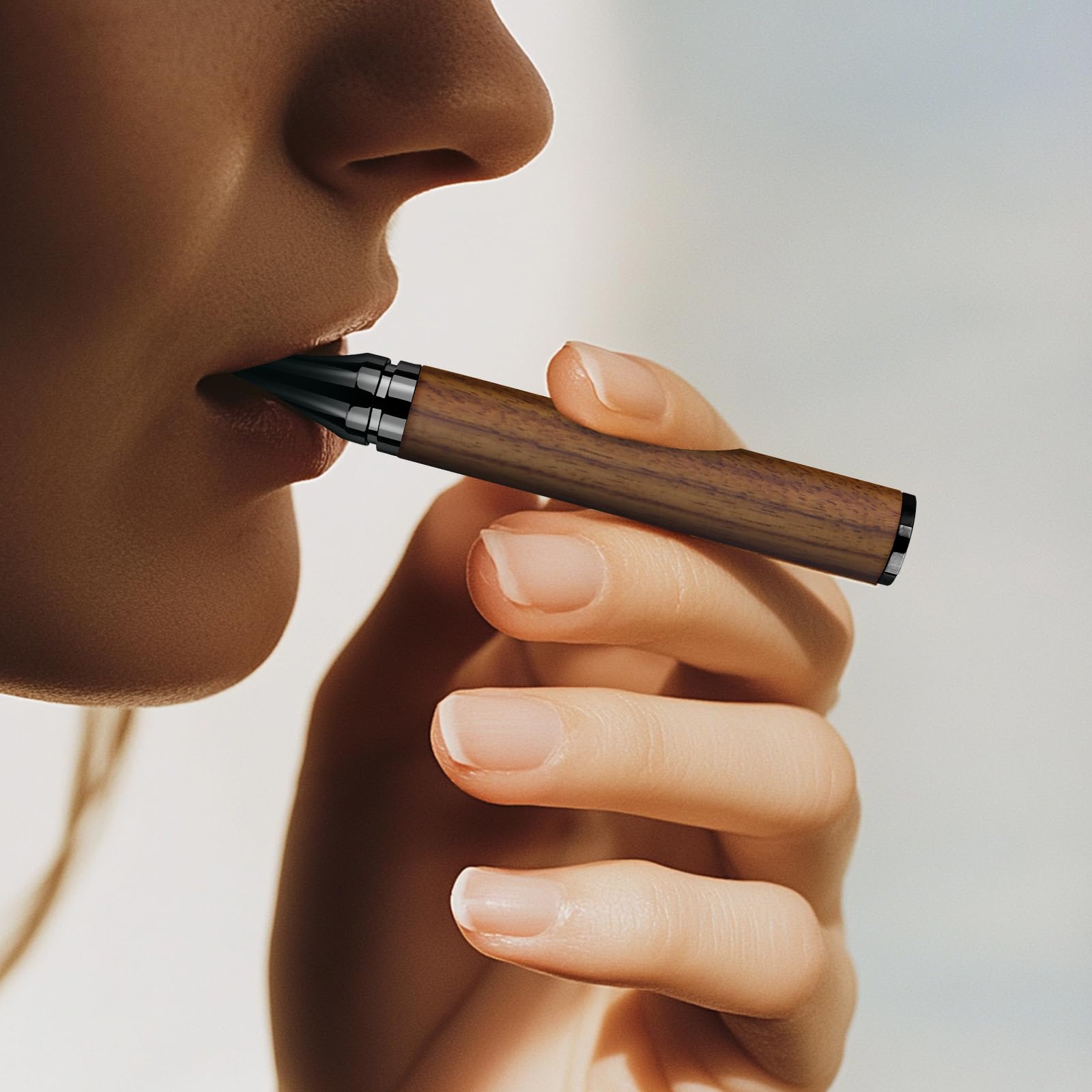 Dispositivo portatile ad aria aromatizzata con 18 nuclei aromatici ricaricabili in 6 gusti, inalatori sensoriali per respirazione per adulti, relax consapevole ed esperienza di aria