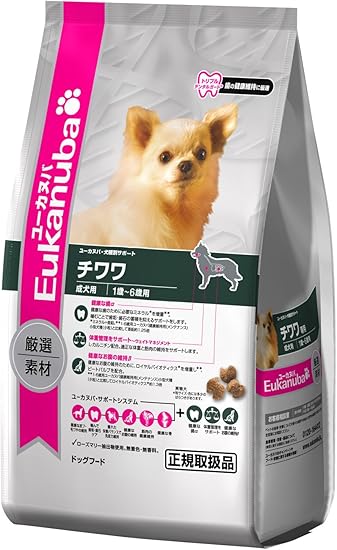 Amazon Co Jp ユーカヌバ 成犬用 ユーカヌバ犬種別サポート犬用 チワワ 1kg ペット用品