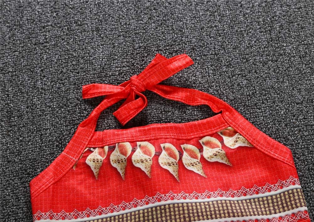 Baby Girls Princess Adventure Bathing Suit Halter Bikini Sets Swimsuit Swimwear Fancy Dress Costume - Image 4