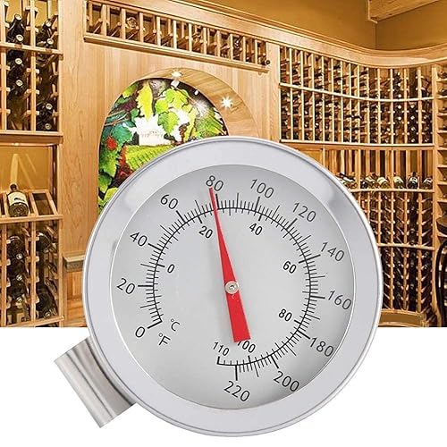 Miniatura 2 de Termómetro de vino de hervidor de agua con clip en el dial Termómetro Home Brew Vino BierherThermometer