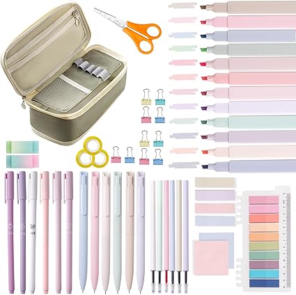 Product image for SYLCXX 50 PCS Aesthetic School Supplies - 1