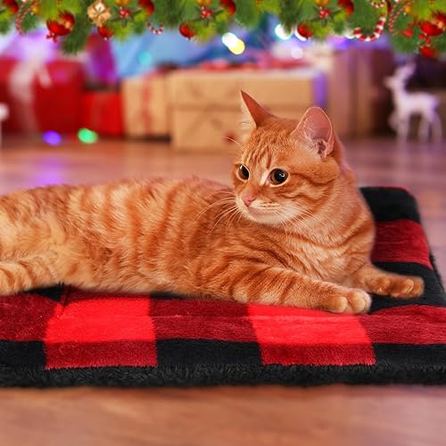 Vista 55 de Haull 4 piezas de ropa de cama impermeable de conejillo de indias de invierno, cama de conejillo de indias, forro suave para perros y gatos, tapete