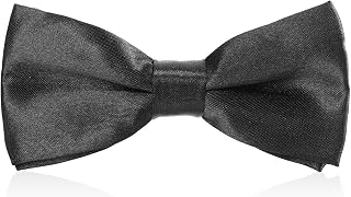 Boys Men Pre Tied Bow Tie - Toddlers Girls Women Adjustable Solid Color Wedding Party Formal Bow Ties