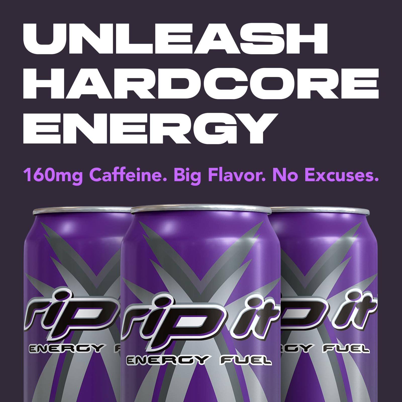 Amazon.com : Rip It Energy Drink | G-Force | Grape Flavor | 12