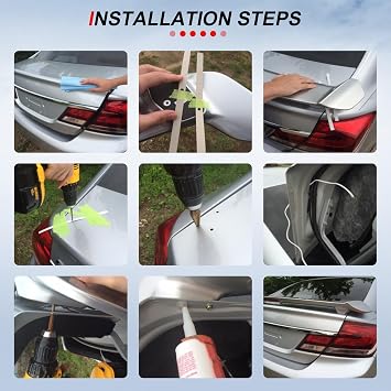 cciyu Rear Spoiler for Honda for CR-V 2012-2016