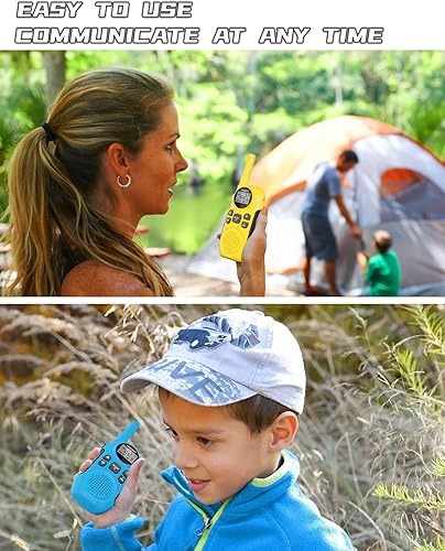 Miniatura 4 de Walkie Talkies para adultos de largo alcance  NXGKET Paquete de 4 walkie talkies recargables de 2 vías de radio 22 canales FRS con linterna VOX