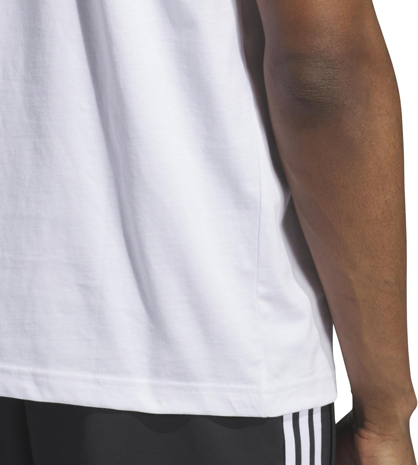 adidas Mens Key City New York Graphic Crew Neck Short Sleeve Casual Tops Casual - White