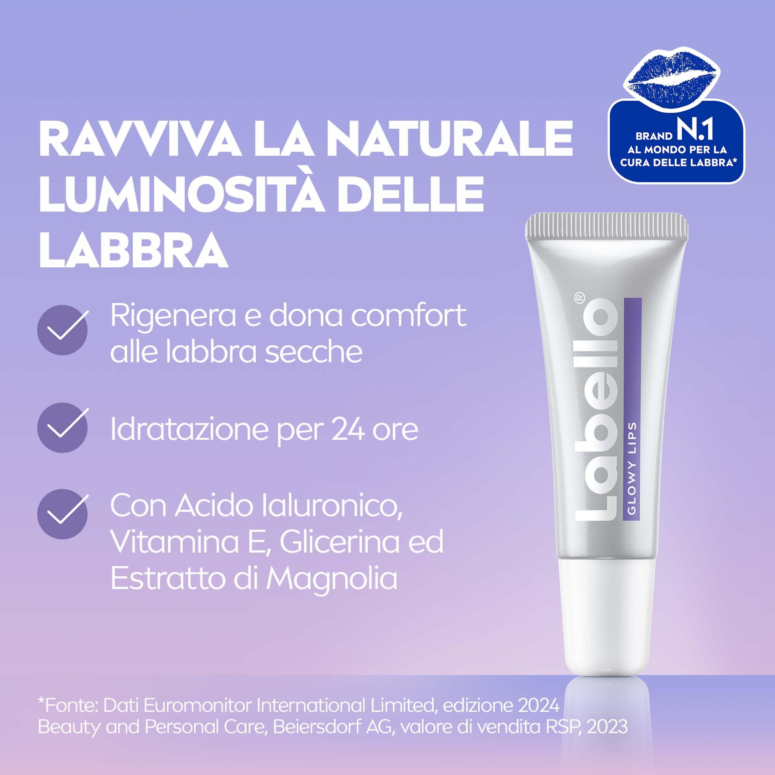 NIVEA Glow Routine Cofanetto regalo donna, Set regalo donna con Luminous630 Skin Glow Siero Viso Luminosità Immediata 30 ml, Labello Burrocacao Labbra Glowy Lips 10 ml e travel bag omaggio inclusa