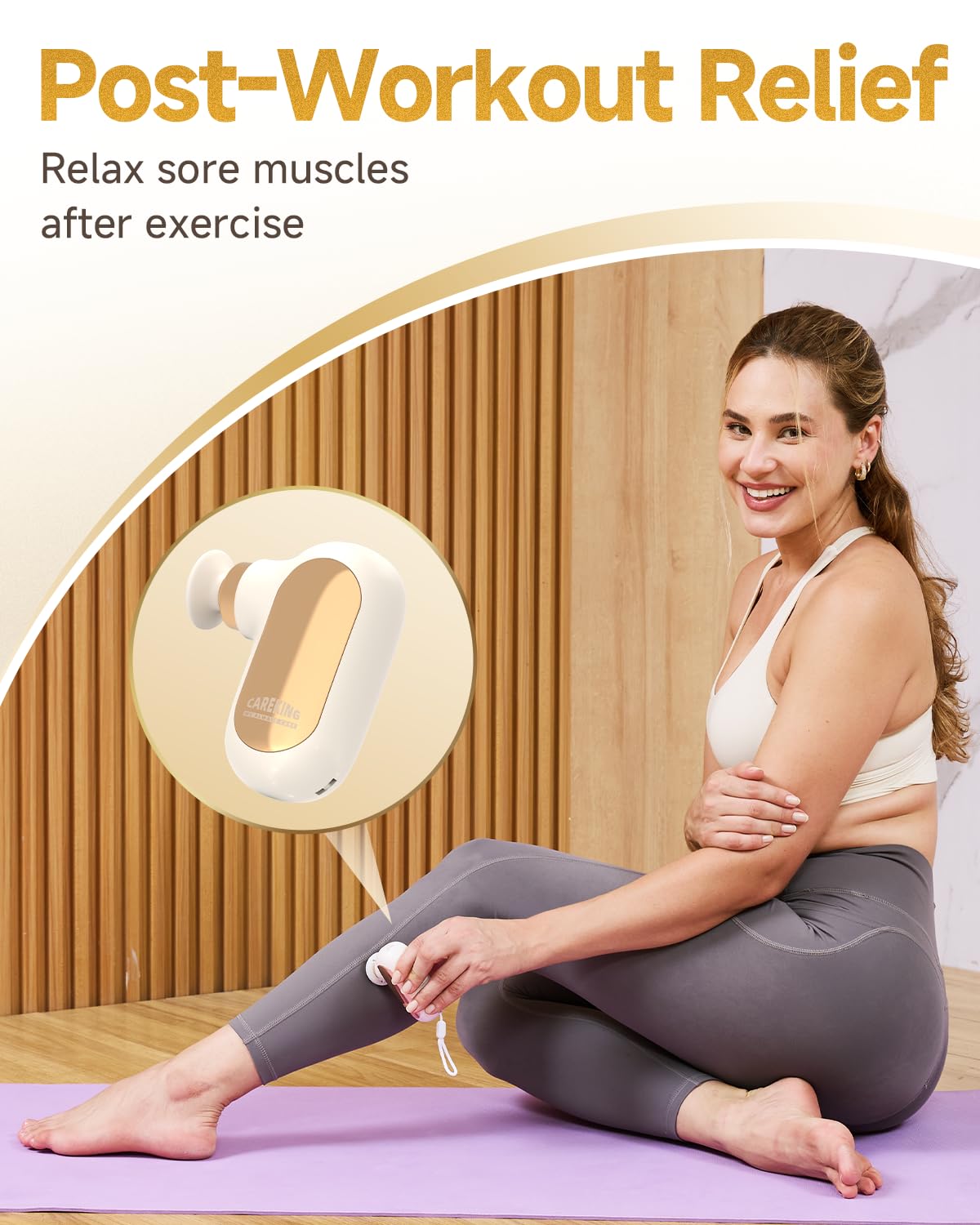 Mini Massage Gun Travel Size, Powerful Small Massager FSA-HSA Eligible