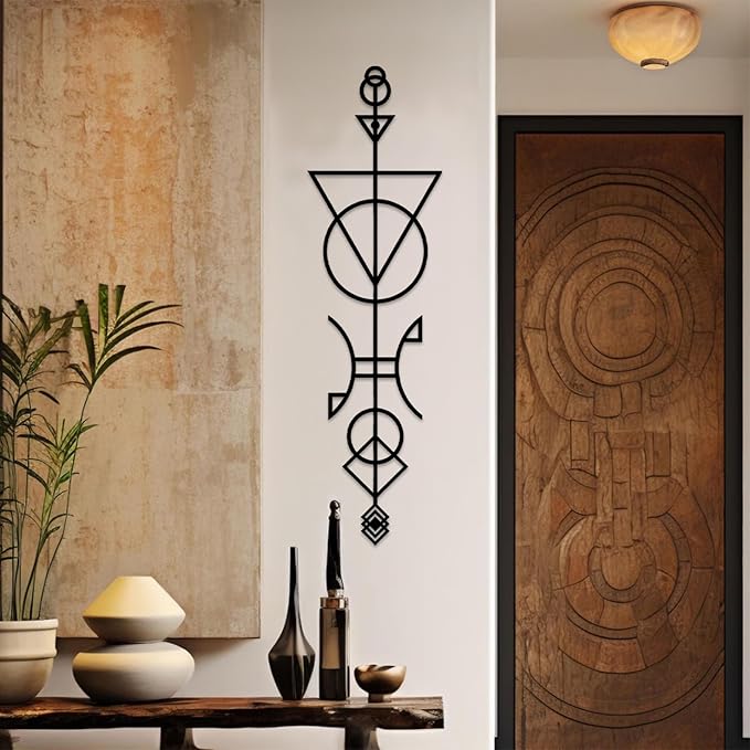 Pisces Metal Wall Decor, Boho Wall Art, Zodiac Horoscope Metal Sign, Astrology Art, Greek Mythology Decor, Pisces Constellation Metal Hanging for Room, Astrology Gifts