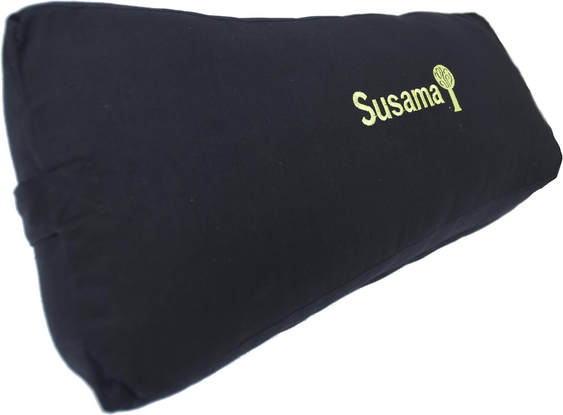 Large Rectangular Yoga Bolster by Susama - Premium Cotton, Firm, Comfortable and European Design - #1 for Restorative Yoga Practise