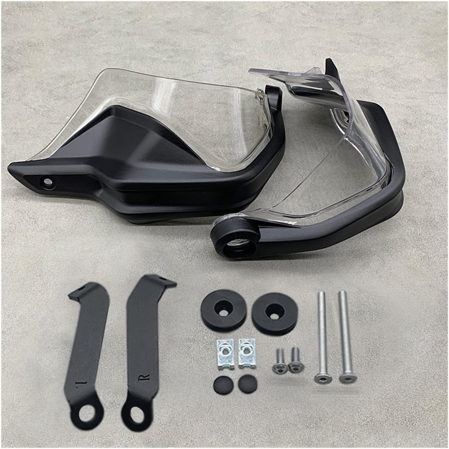 For Honda NC750X NC750 X NC750S 2013-2021 CB650F Motorcycle Hand Guards Brake Clutch Lever Protector Handguard Shield (Color : Black Clear Set)