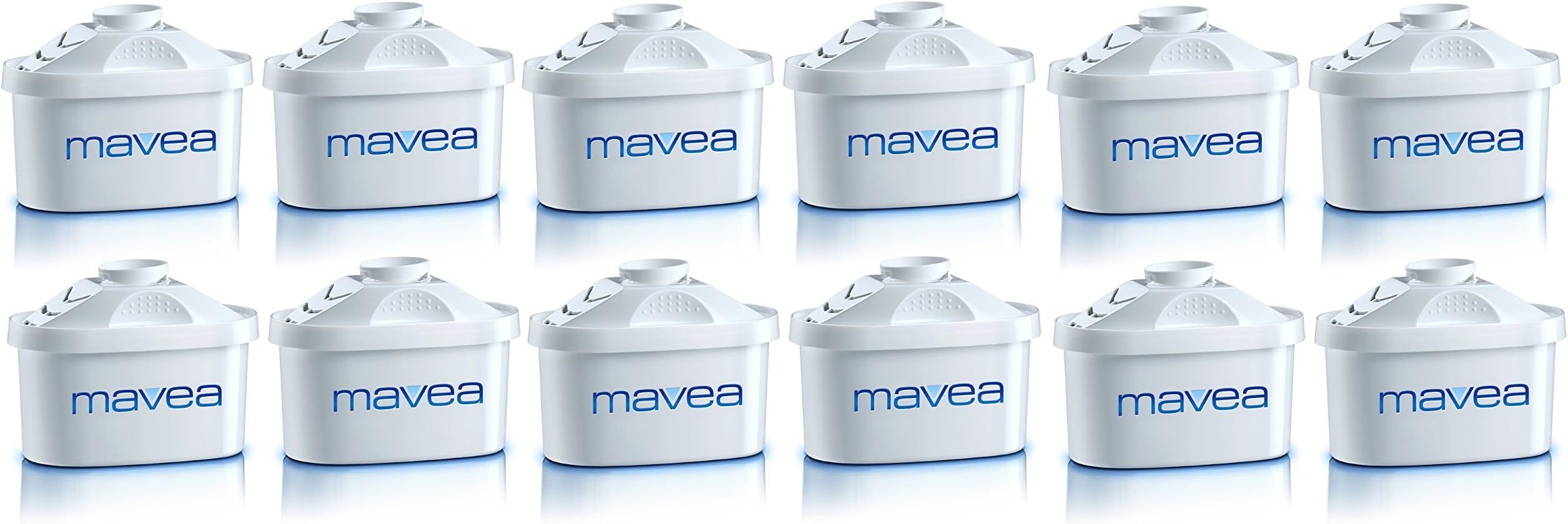 MAVEA 105731 Maxtra 12-Pack Replacement Filter for MAVEA Water Filtration Pitcher