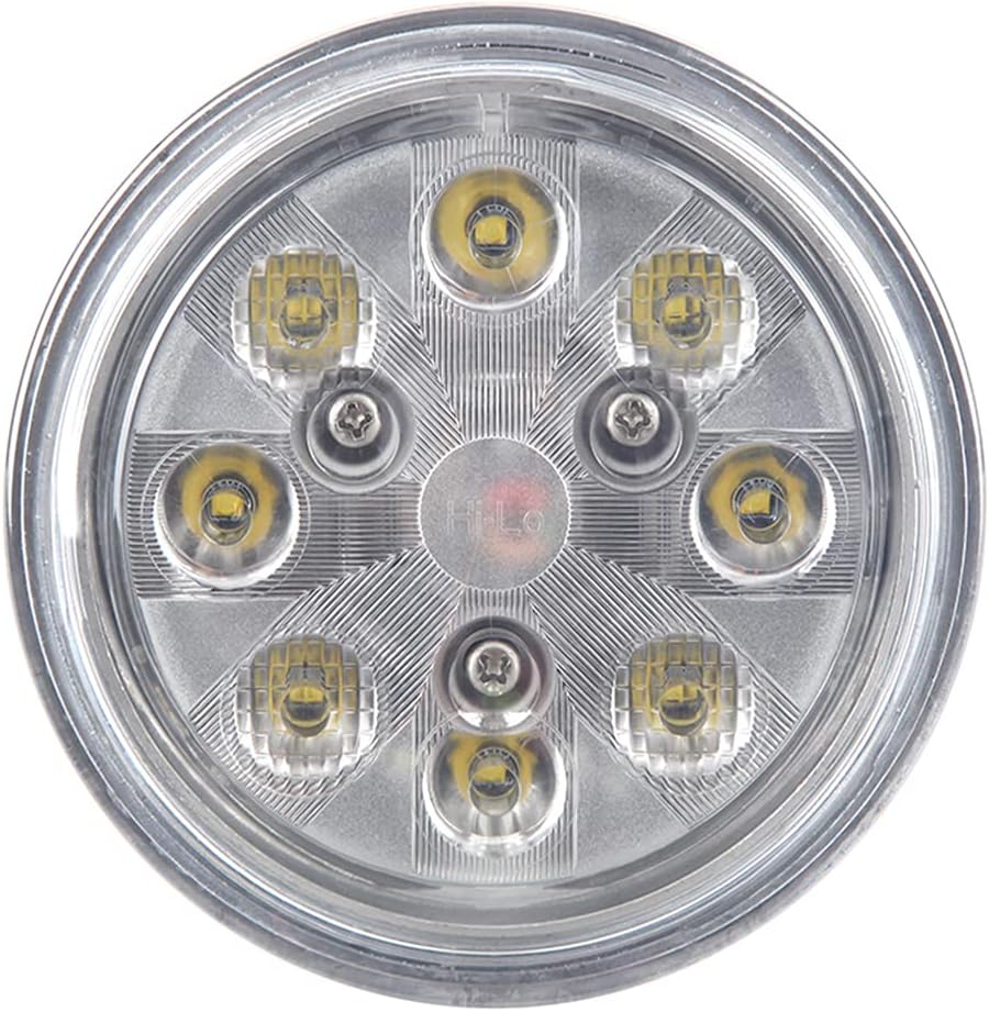 AGP.1978Par36 LED Tractor Lights Hi-lo Round LED Work Light 12V Agriculture Replacement Light Compatible With Allis Chalmers, John Deere Tractor 4430 3010 RE25126 (1)