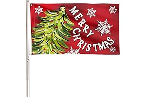 AVOIN colorlife Merry Christmas 3x5 Flag
