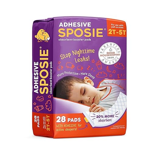 Sposie - Almohadillas elevadoras de pañales 2T-5T, 28 unidades, insertos para pañales de bebé durante la noche, forros de pañales para pañales