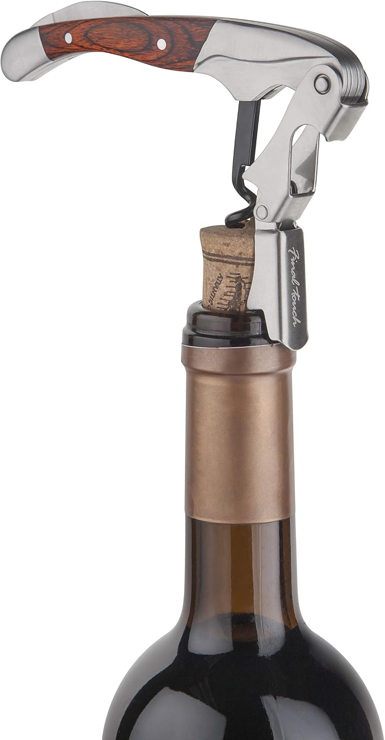 Final Touch Pro-Style Waiters Friend Corkscrew (FTA7112)