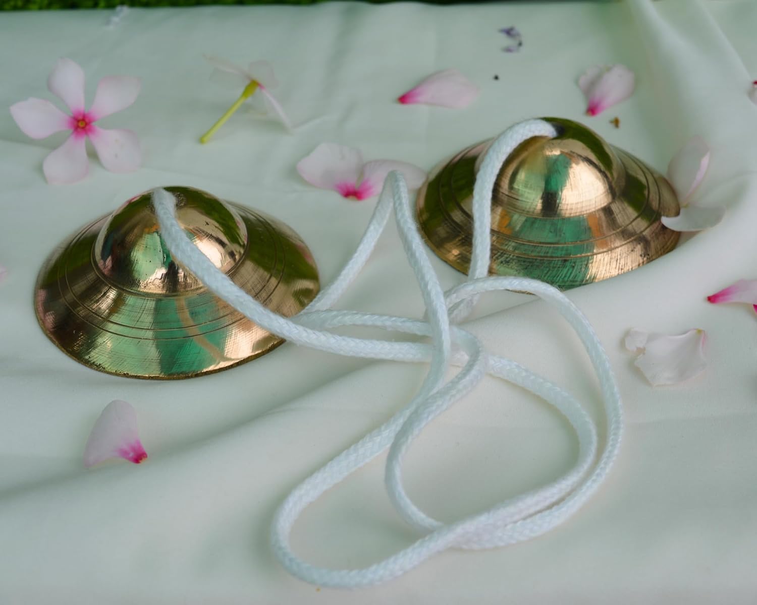 Brass Manjira Instrument Finger cymbal or Hand Cymbals