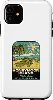 iPhone 11 Honeymoon Island State Park FL Vintage Travel Case