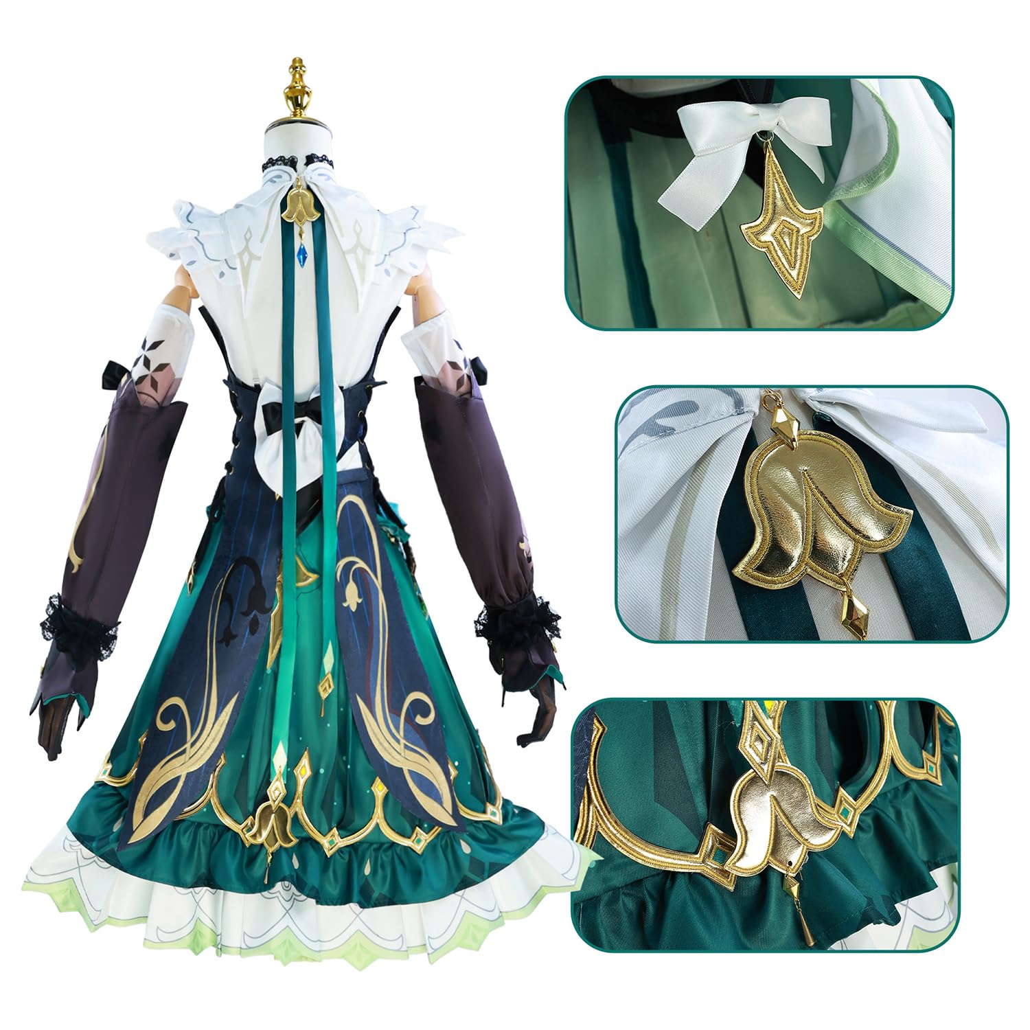 Amazon.co.jp: 原神 エミリエ コスプレ衣装 エミリエ Emilie