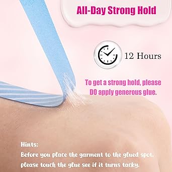 Body Adhesive Roll-On for Skin & Clothing 2.54 Oz-Sweat Resistant, Water Wash Off- Fashion Adhesive for Dancers, Socks, Stockings, Leotards, Bras, Wigs, Costumes