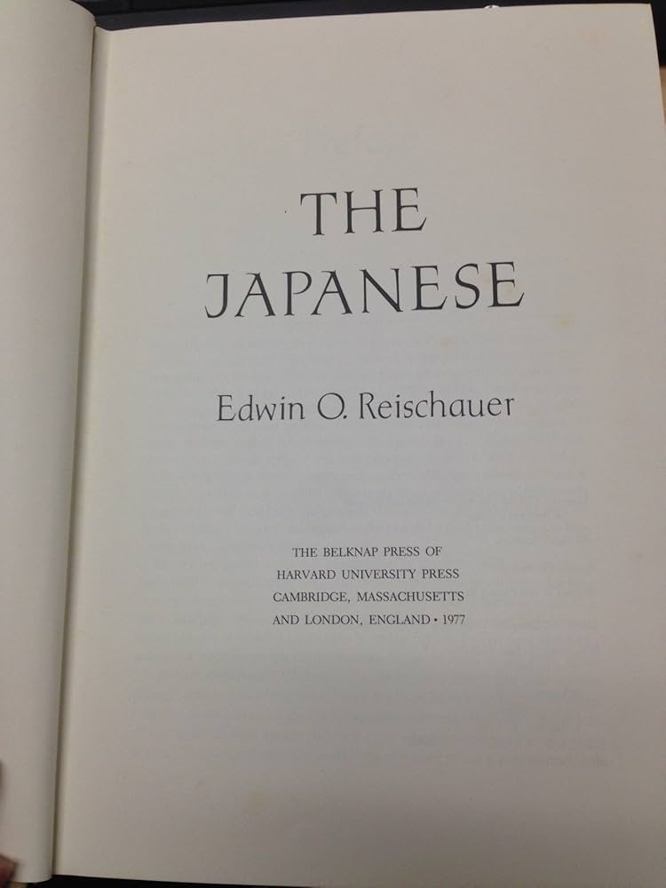 THE JAPANESE 英語版 | E.O.ライシャワー　日本人 81T5v7TCLjL._UF350,350_QL50_.jpg