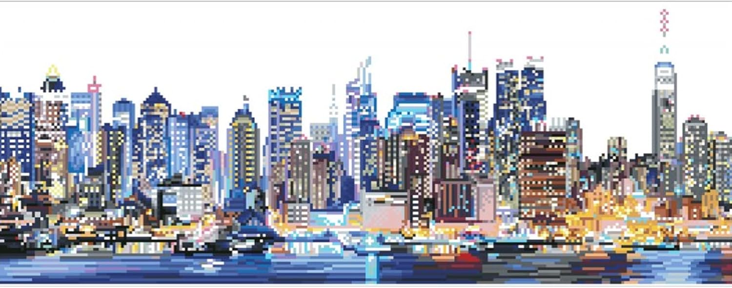 Diamond Dotz City Lights - 29.5" x 11.4"