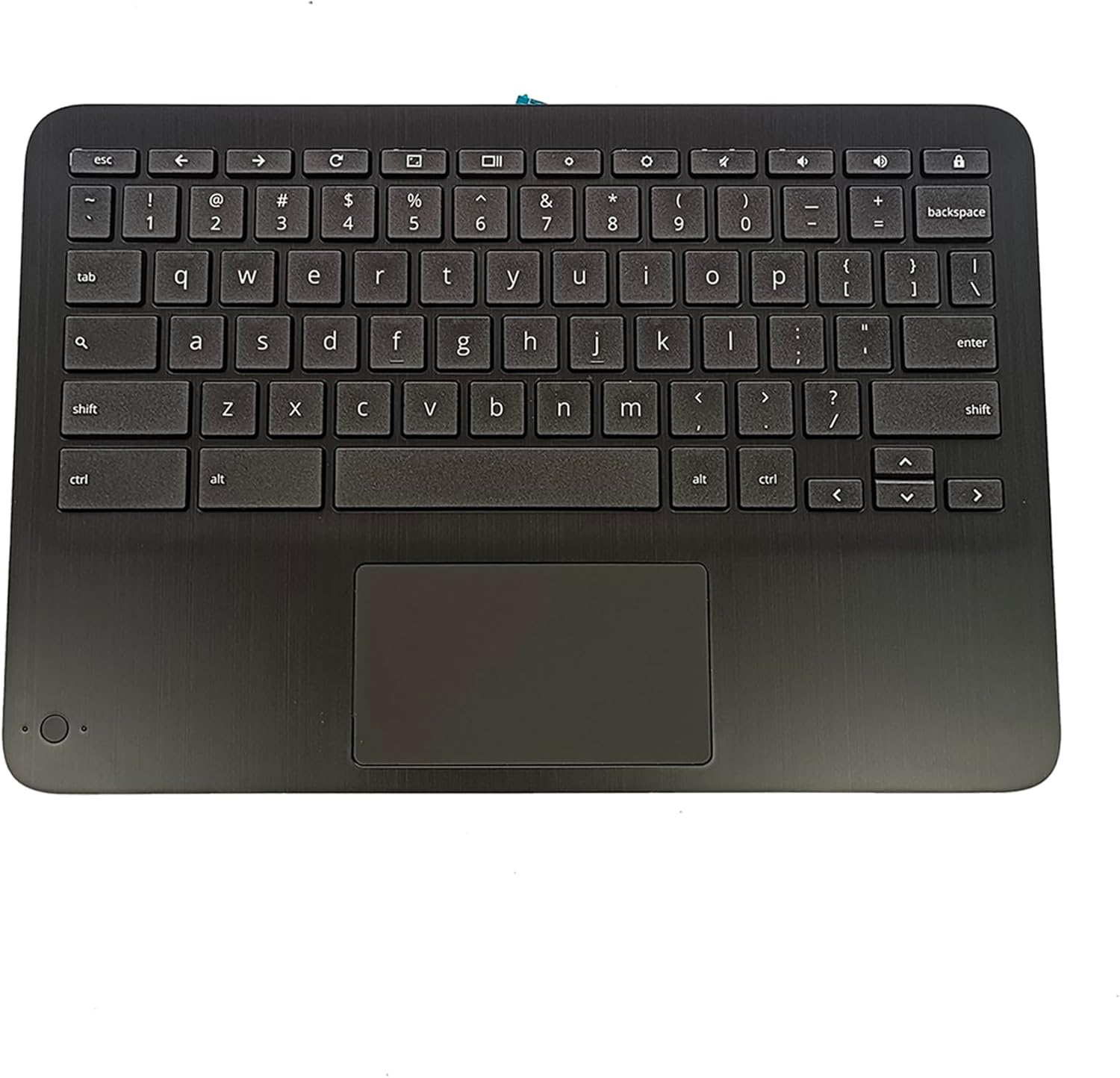 Replacement for HP Chromebook X360 11MK G3 EE Laptop Upper Case Palmrest Keyboard Touchpad Assembly Part 11.6" M49312-001 Top Cover Black