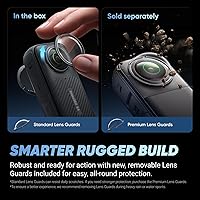 Vista 7 de Insta360 X4 Paquete de Resistencia - Cámara de acción impermeable 360 de 8K, video de gran angular de 4K, palo invisible para selfies, protectores