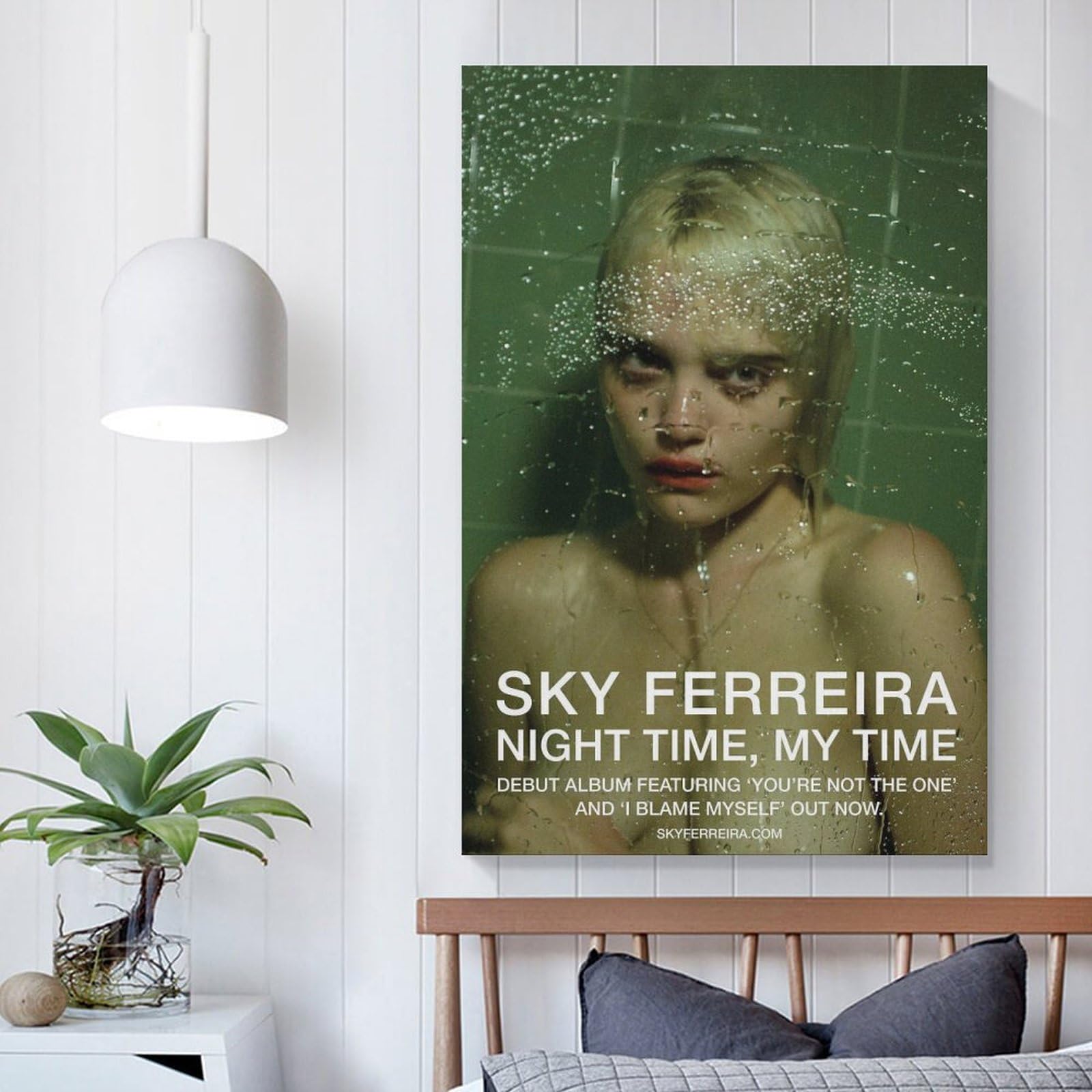 VTEVVBN Night Time, My Time by Sky Ferreira 2 Canvas Poster Wall