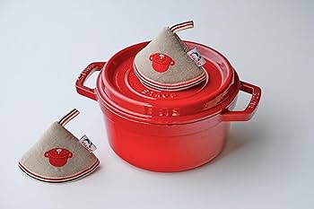 Amazon.co.jp: staub ストウブ 「 ノブミトン チェリー 2個