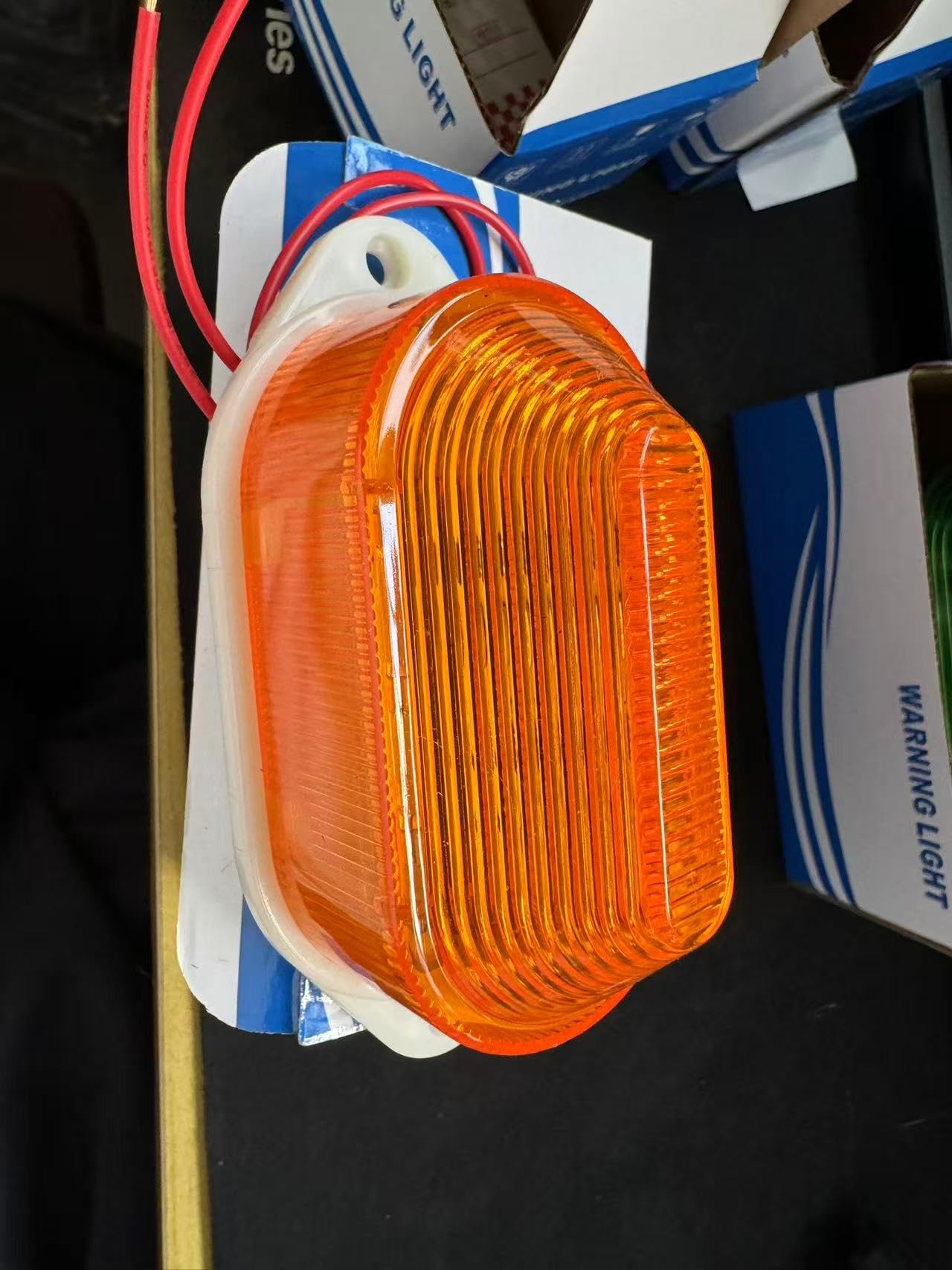 Rilfyzop Industrial Round Beeper Warning Light D-5061-J Yellow AC 110V-120V 75dB Flashing Ellipse