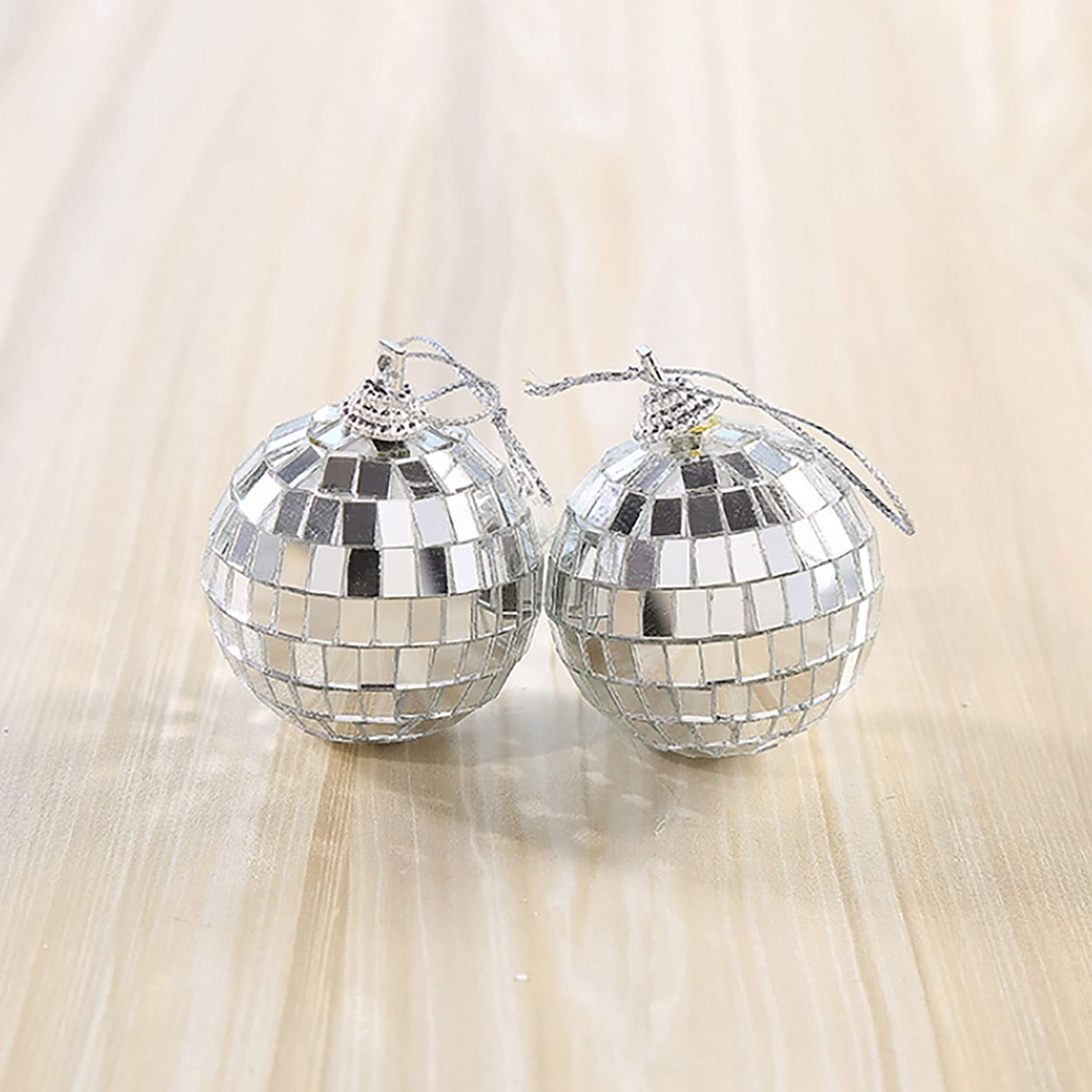Boules de Noël scintillantes en mousse de verre de qualité supérieure