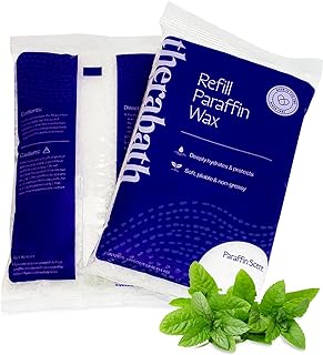 Therabath Paraffin Wax Refill - Thermotherapy - For Hands, Feet, Body - Deeply Hydrates & Protects - Made in USA, 6 lb. Wintergreen