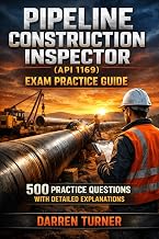 Pipeline Construction Inspector (API 1169) Exam Practice Guide: 500 Practice Questions with Detailed Explanations